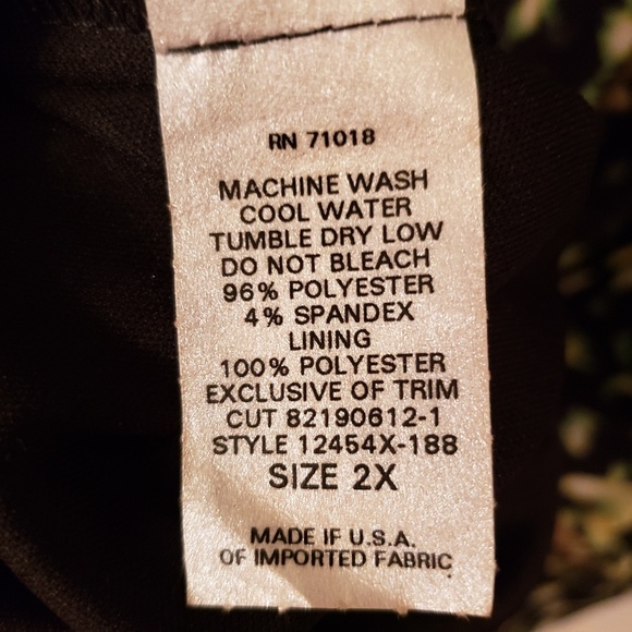 🌷Lucie Lu Crossover Dress size 2X - Picture 5 of 5